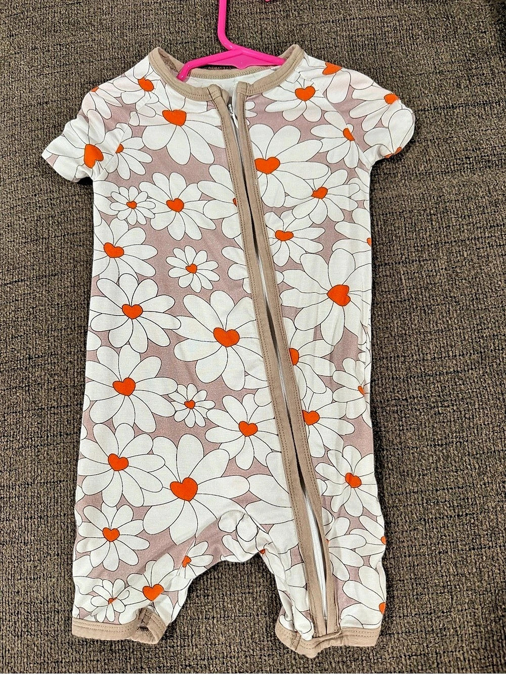 Floral Baby shortie Romper